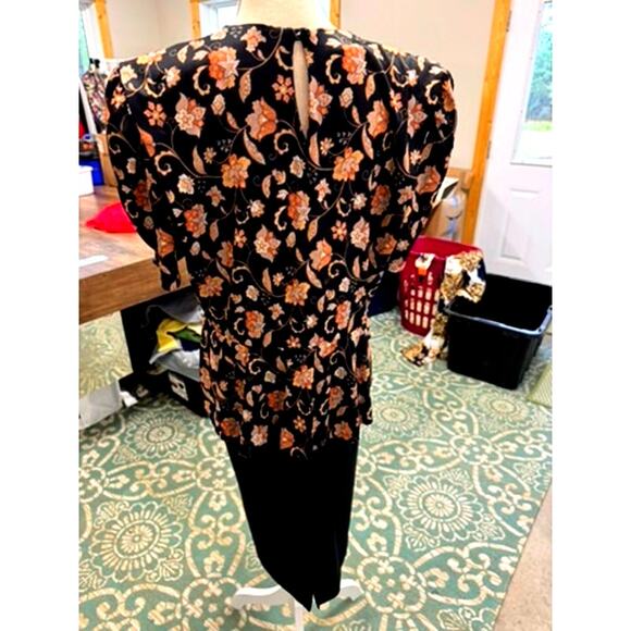 80's ,Dress, Jenni, Size 12, Belt Missing,Vintage 80's Style,Polyester,One Piece - Picture 4 of 7